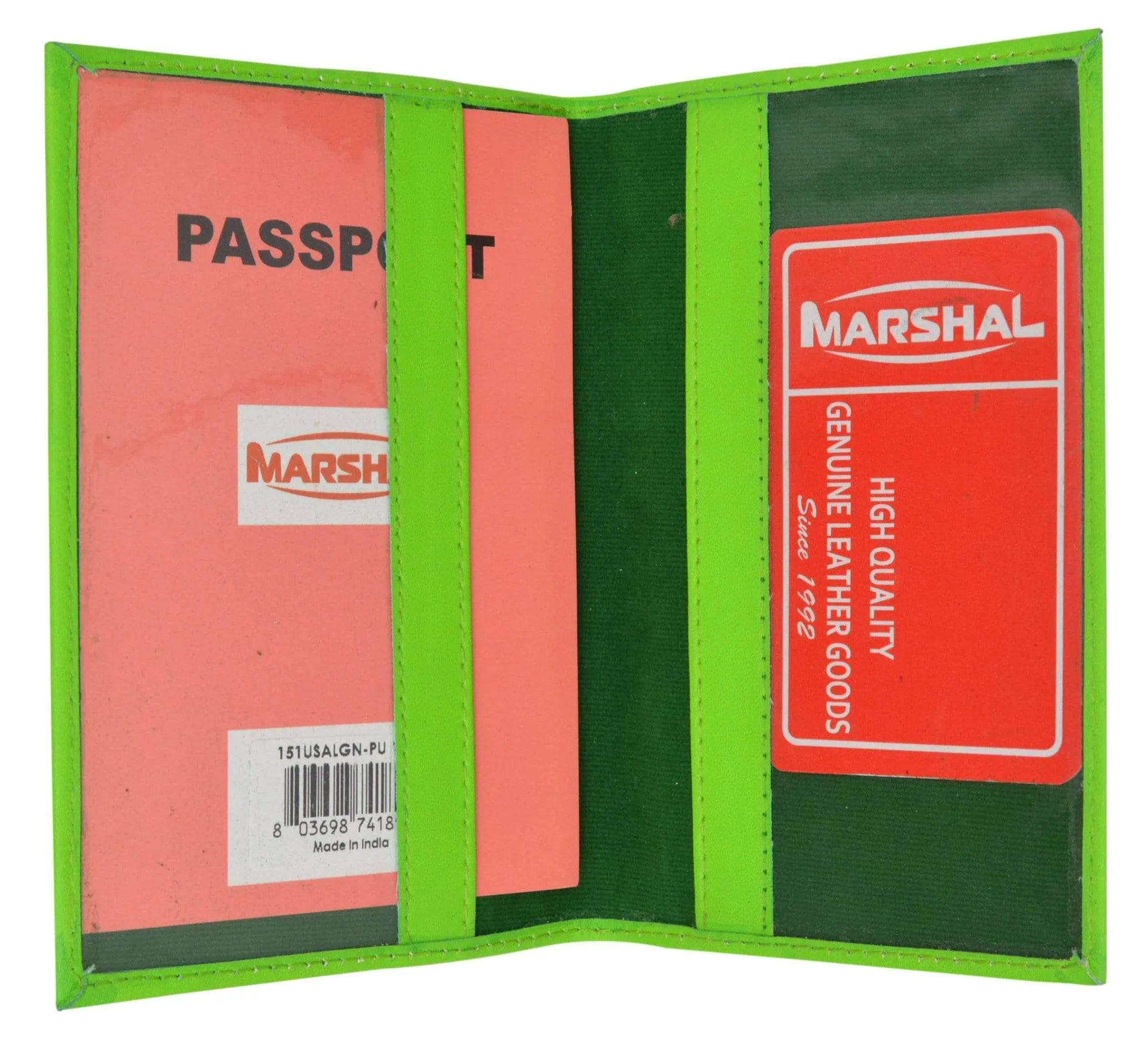 Marshal USA Gold Logo Passport Cover Holder for Travel 151 PU USA (C)