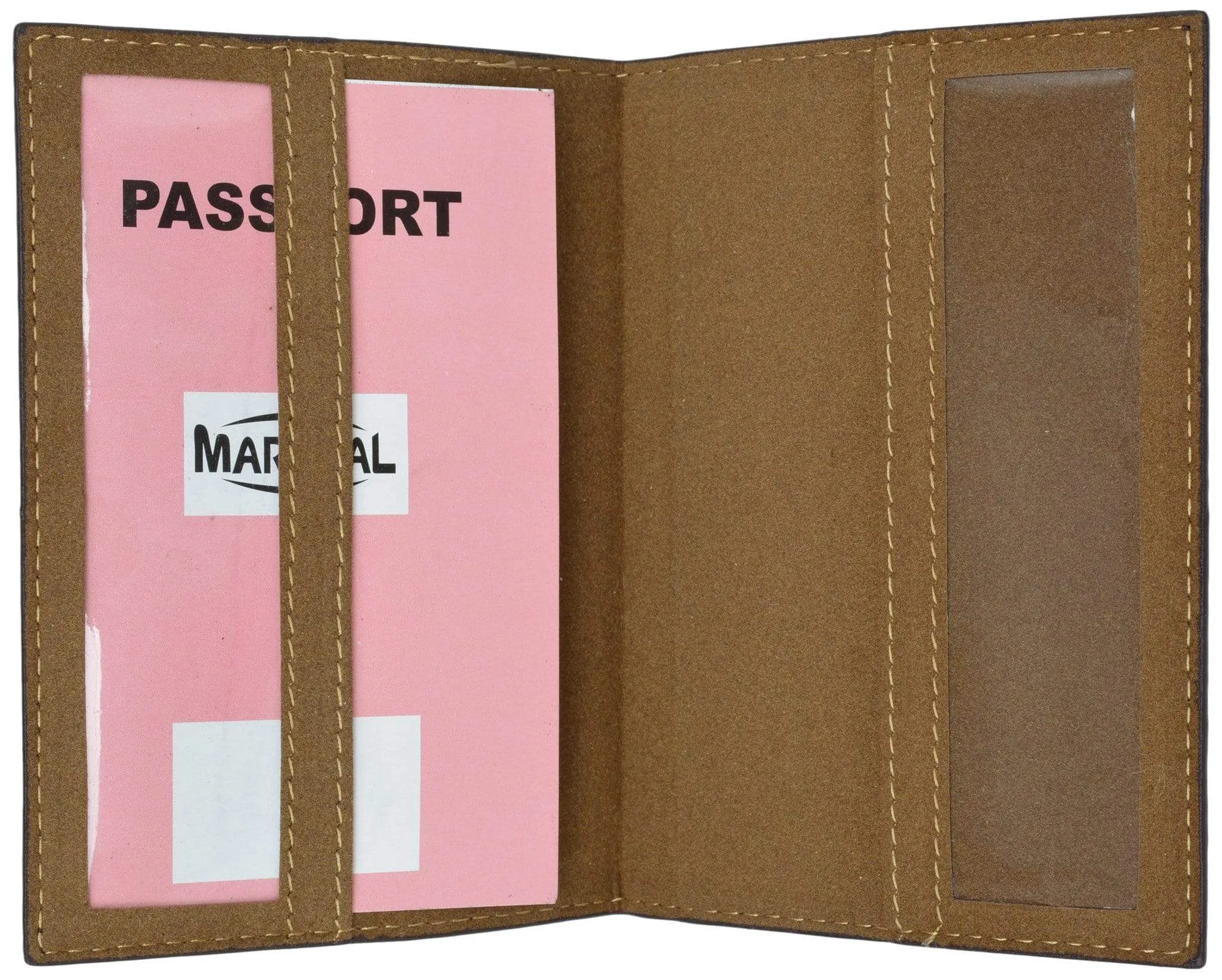 Marshal USA Gold Logo Passport Cover Holder for Travel 151 PU USA (C)