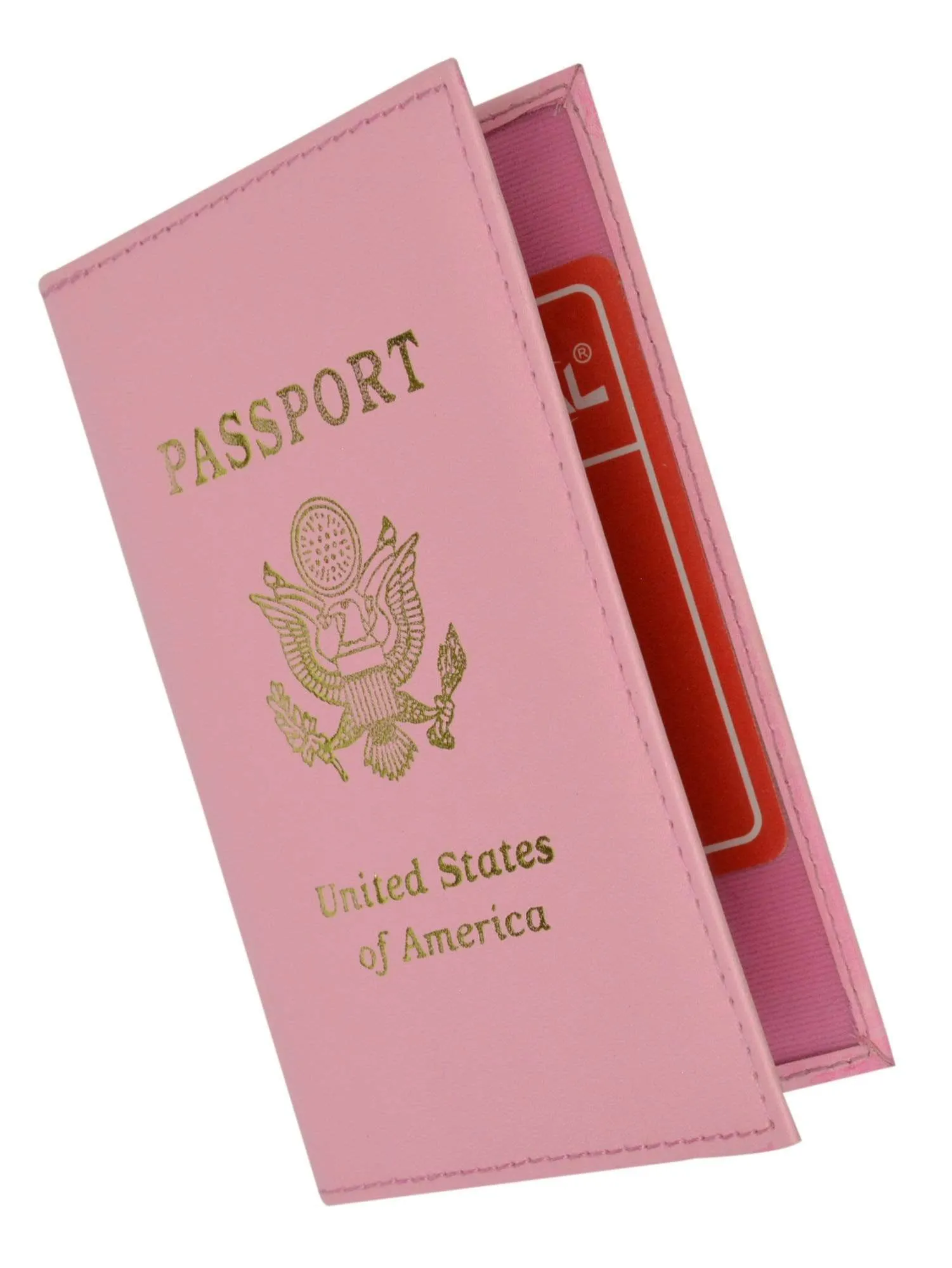 Marshal USA Gold Logo Passport Cover Holder for Travel 151 PU USA (C)