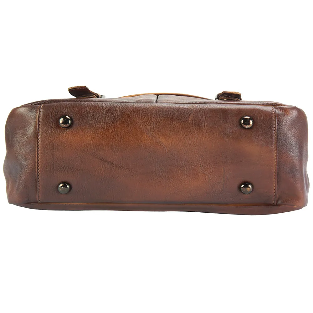 Mattia leather Messenger bag