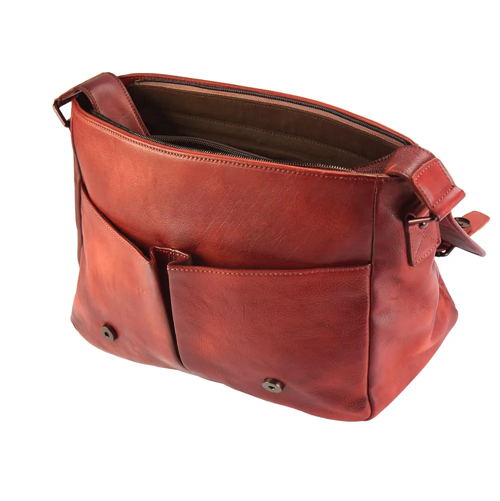 Mattia leather Messenger bag