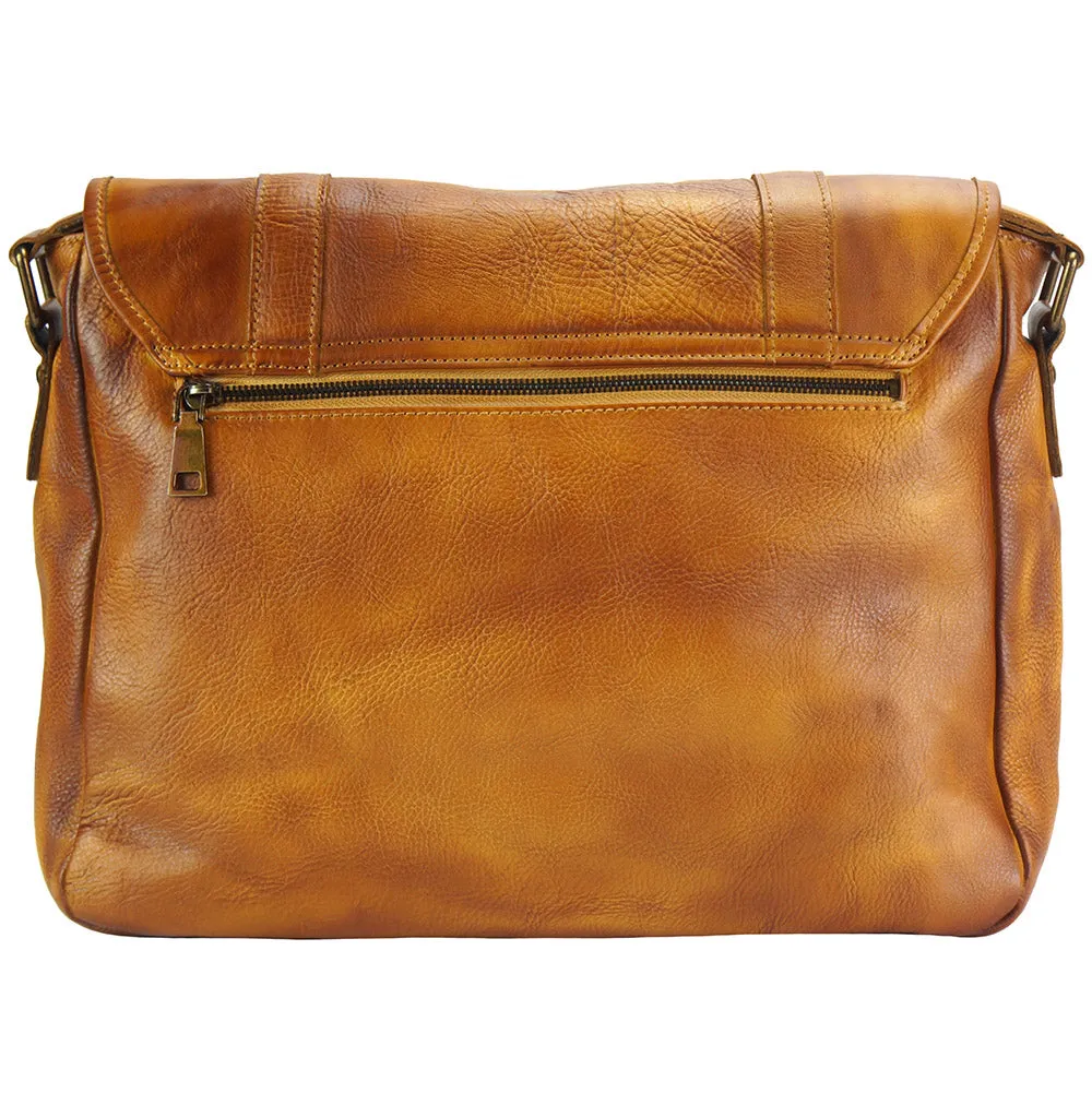 Mattia leather Messenger bag