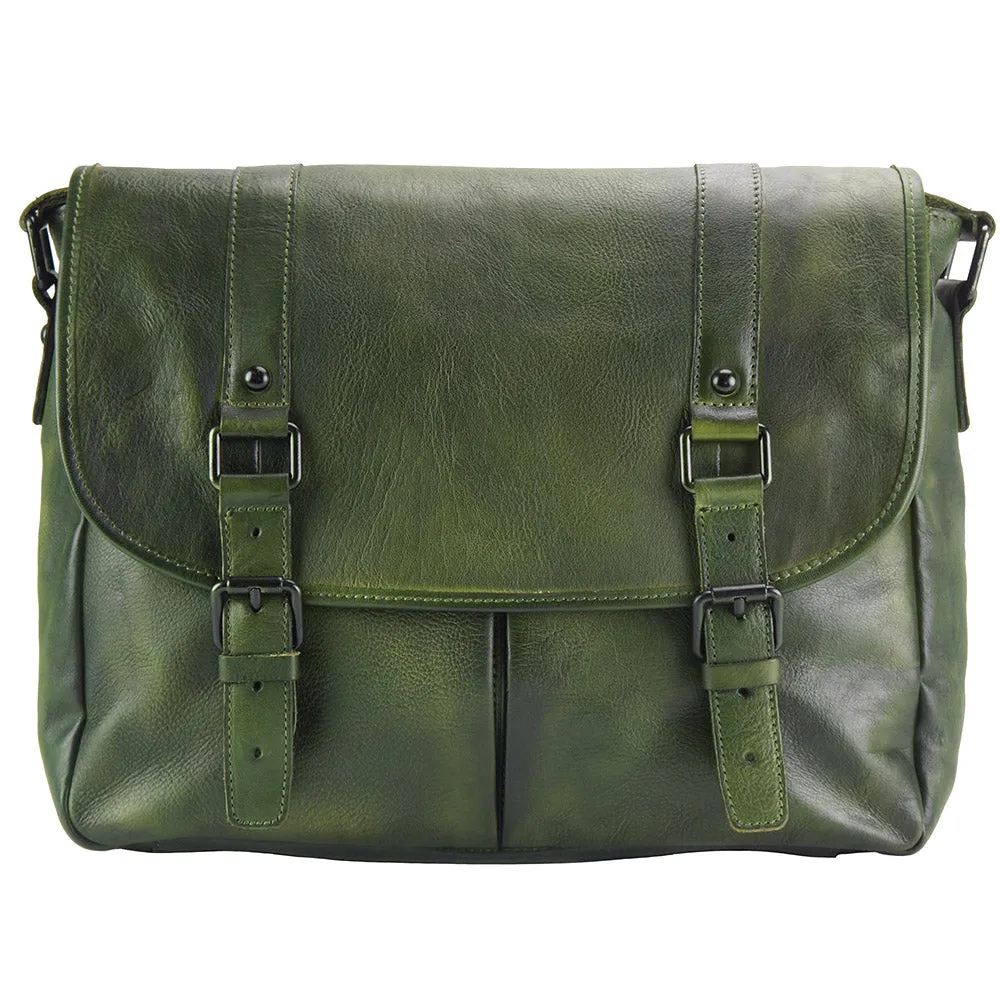 Mattia leather Messenger bag