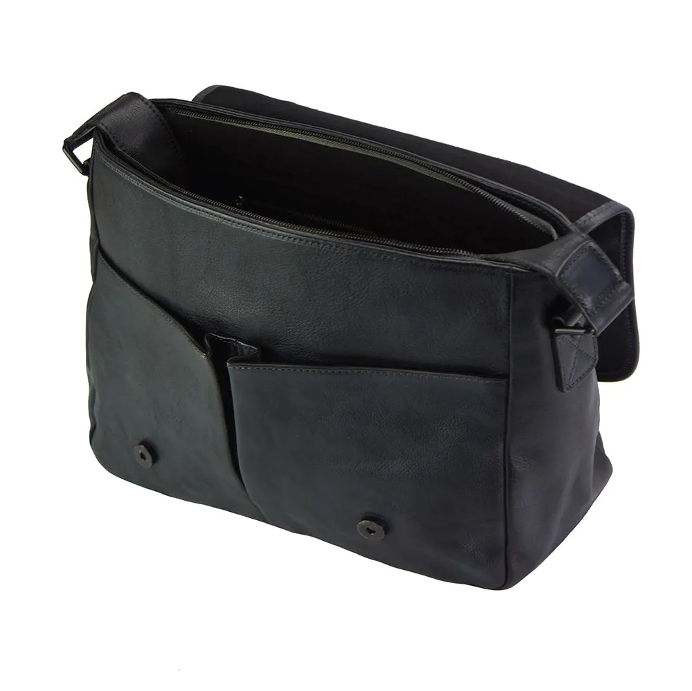 Mattia leather Messenger bag