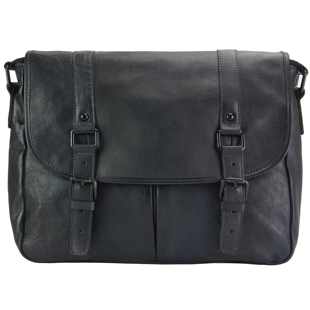 Mattia leather Messenger bag