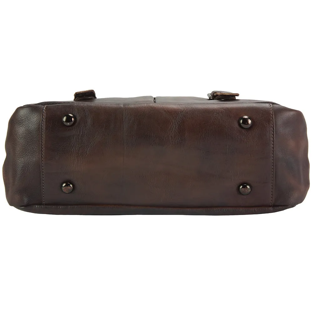 Mattia leather Messenger bag