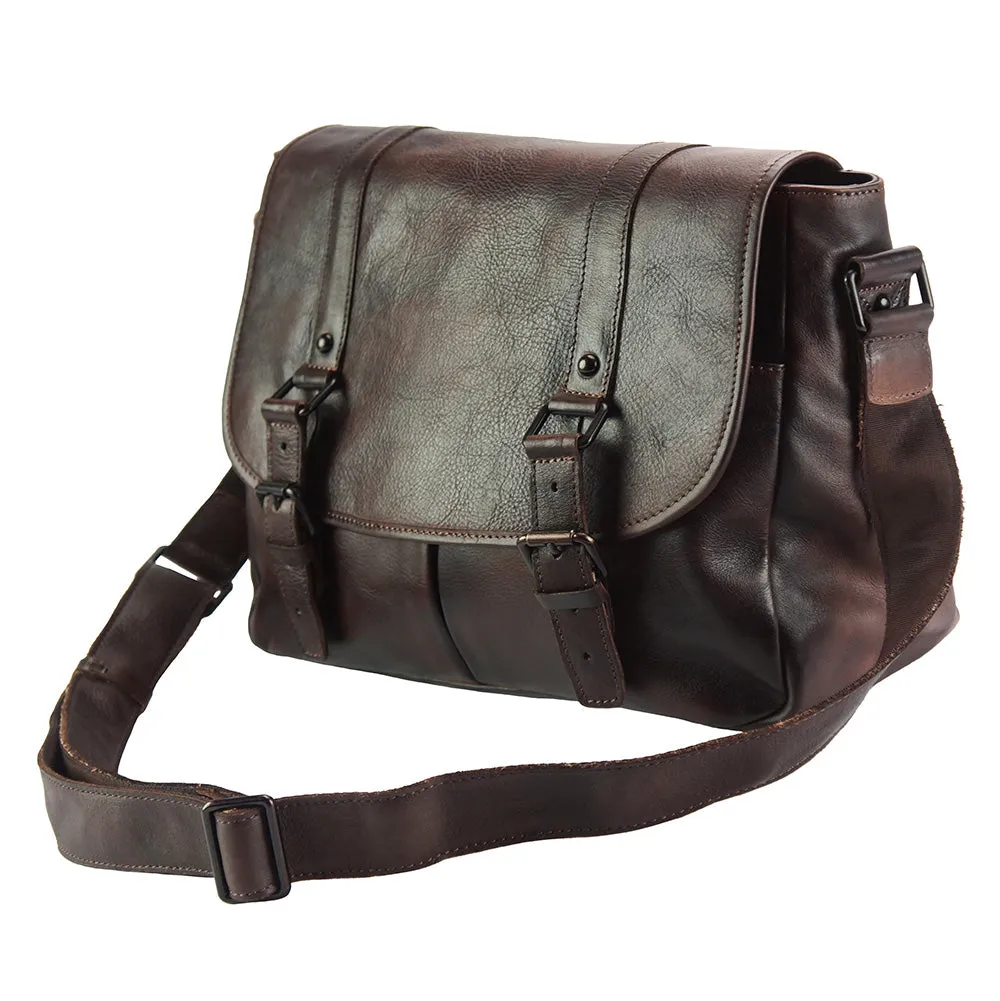 Mattia leather Messenger bag