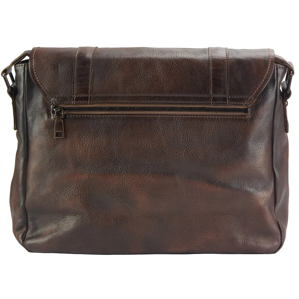 Mattia leather Messenger bag