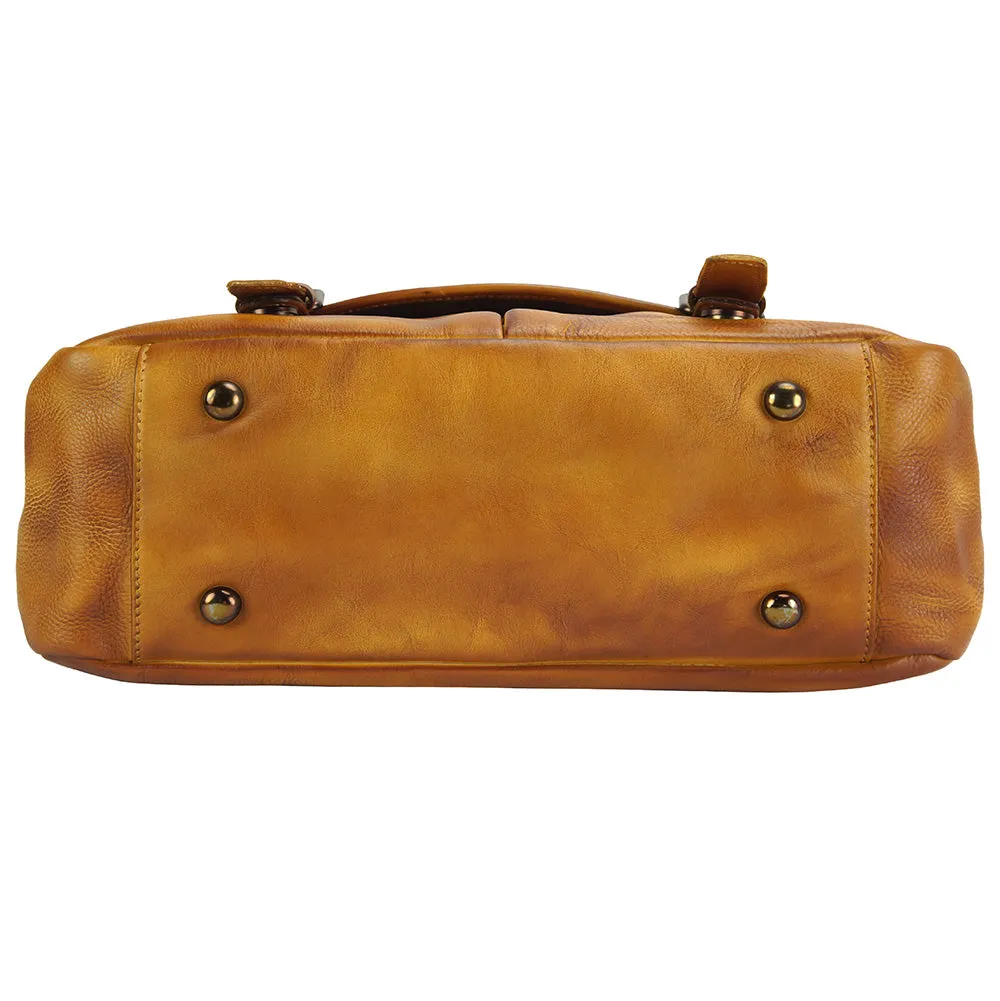 Mattia leather Messenger bag