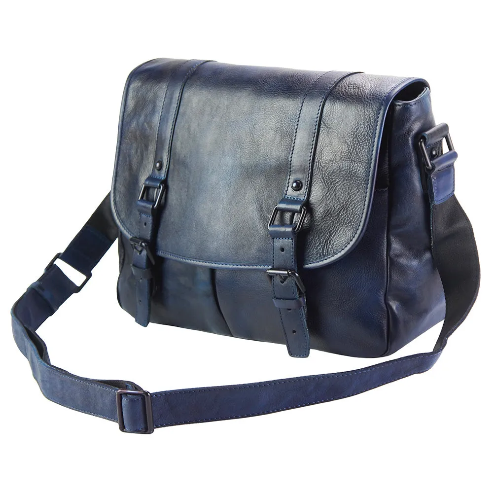 Mattia leather Messenger bag