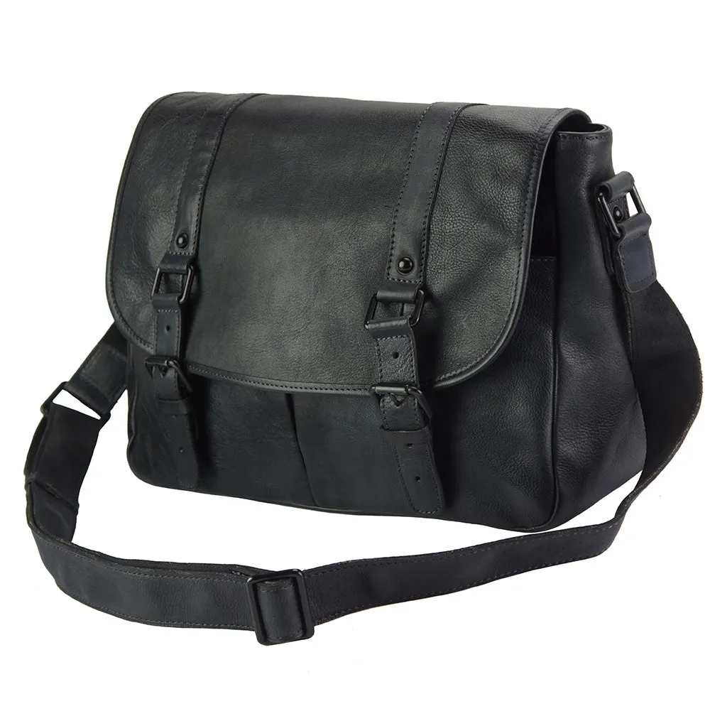 Mattia leather Messenger bag