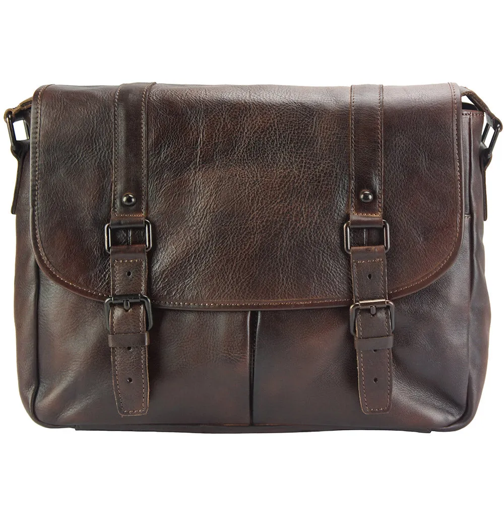 Mattia leather Messenger bag