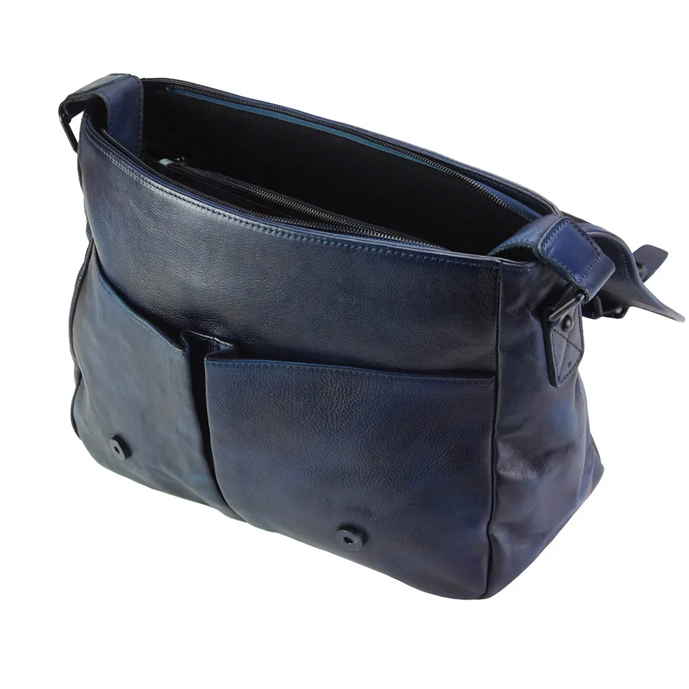 Mattia leather Messenger bag