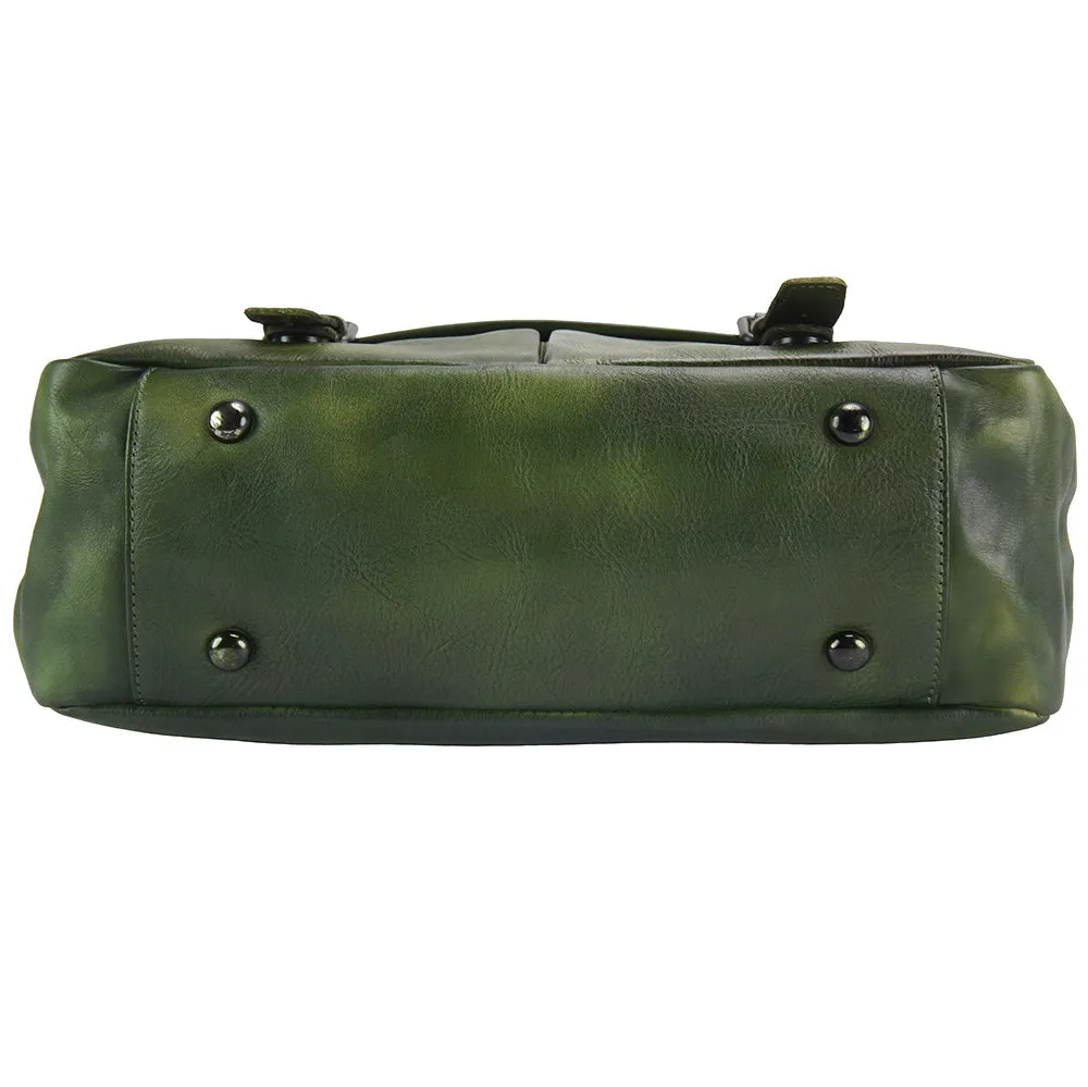 Mattia leather Messenger bag