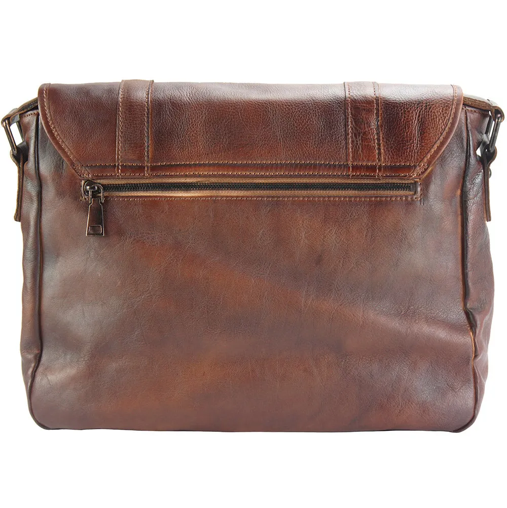 Mattia leather Messenger bag