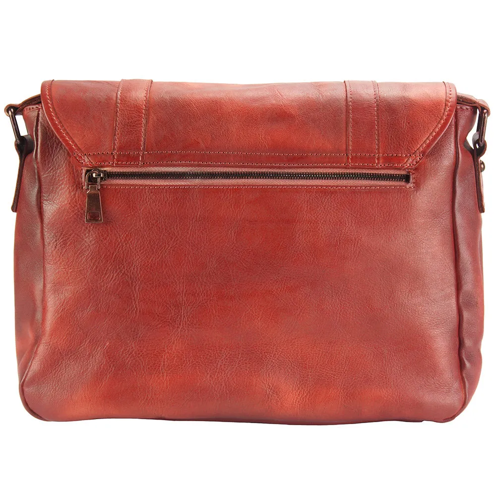 Mattia leather Messenger bag