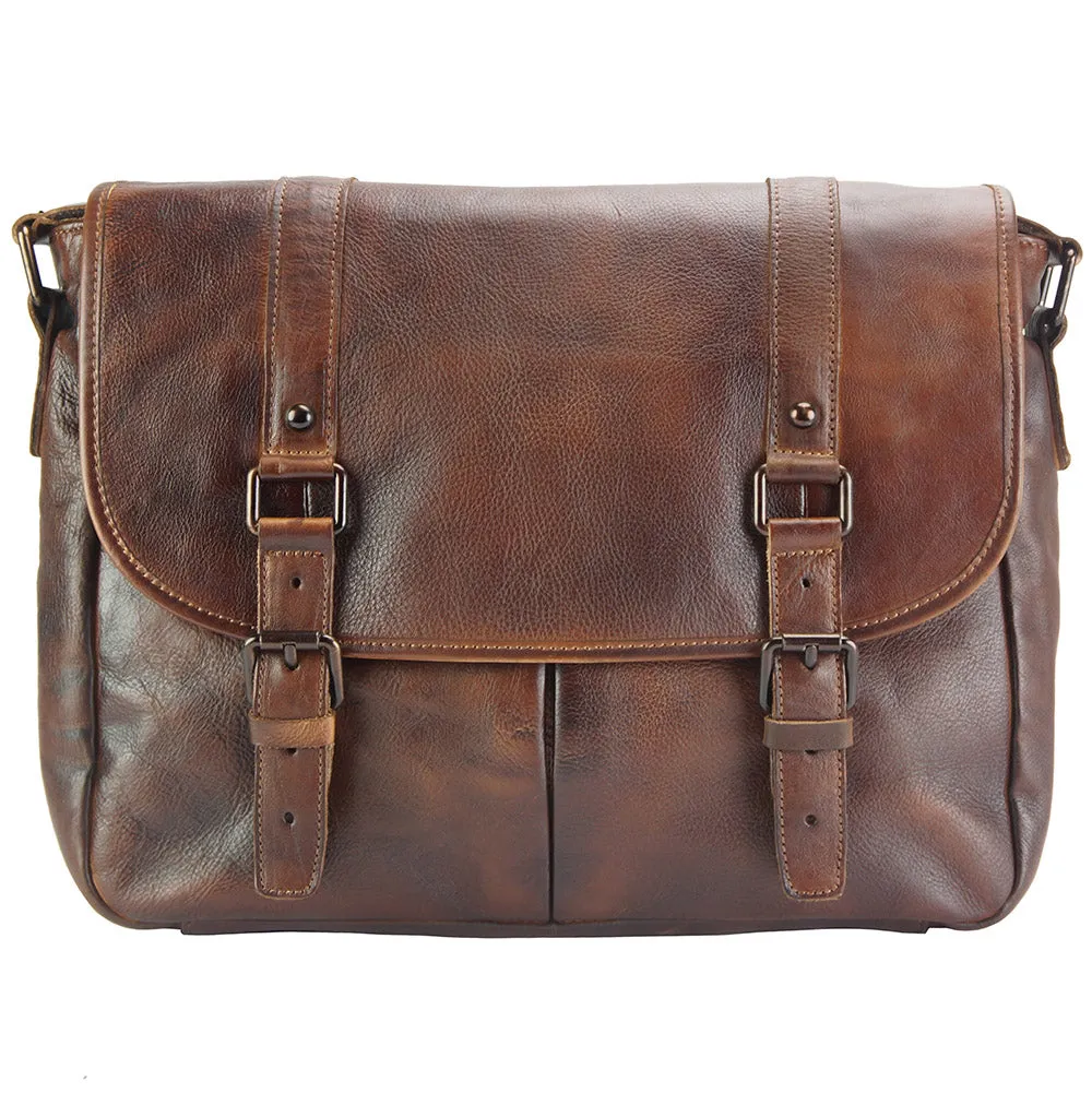 Mattia leather Messenger bag