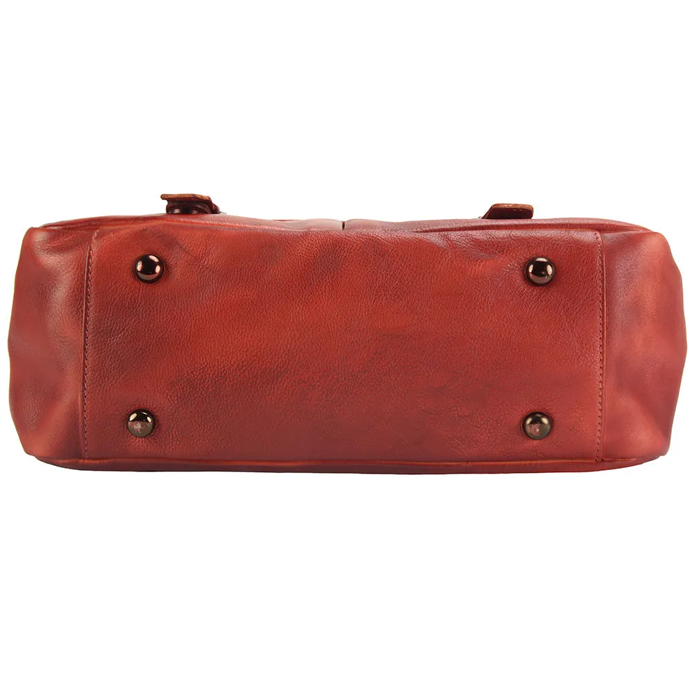 Mattia leather Messenger bag