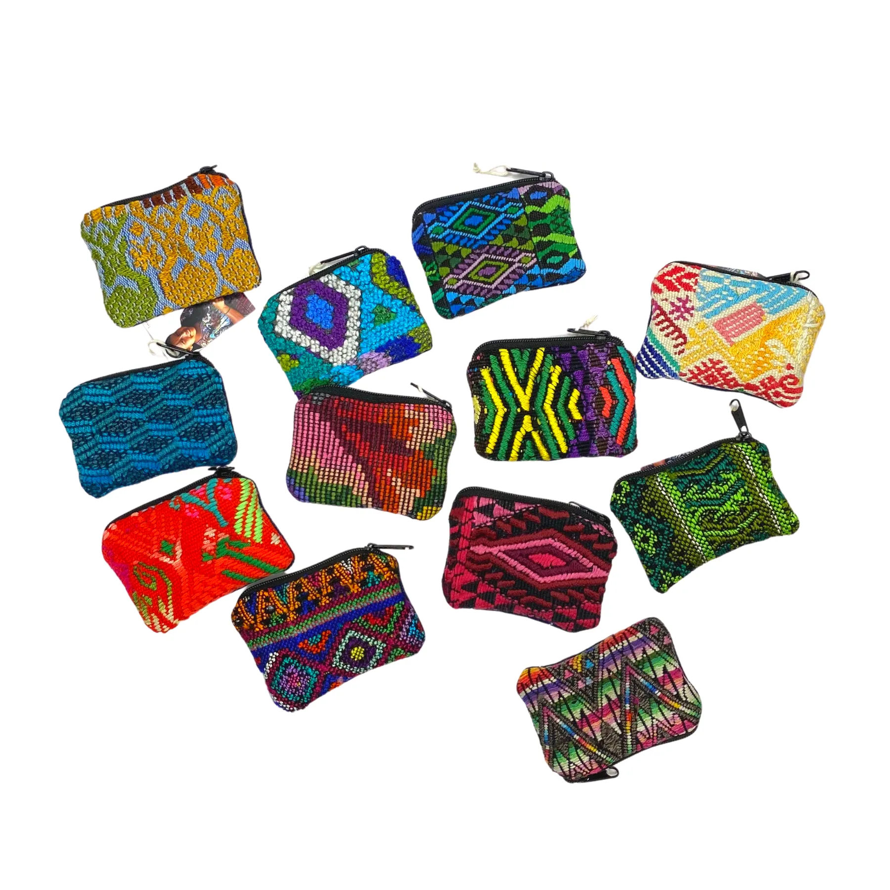 Maya Up-cycled Huipil Cosmetic One-of-a-Kind Bag - Guatemala