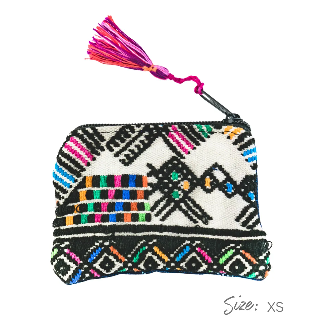 Maya Up-cycled Huipil Cosmetic One-of-a-Kind Bag - Guatemala