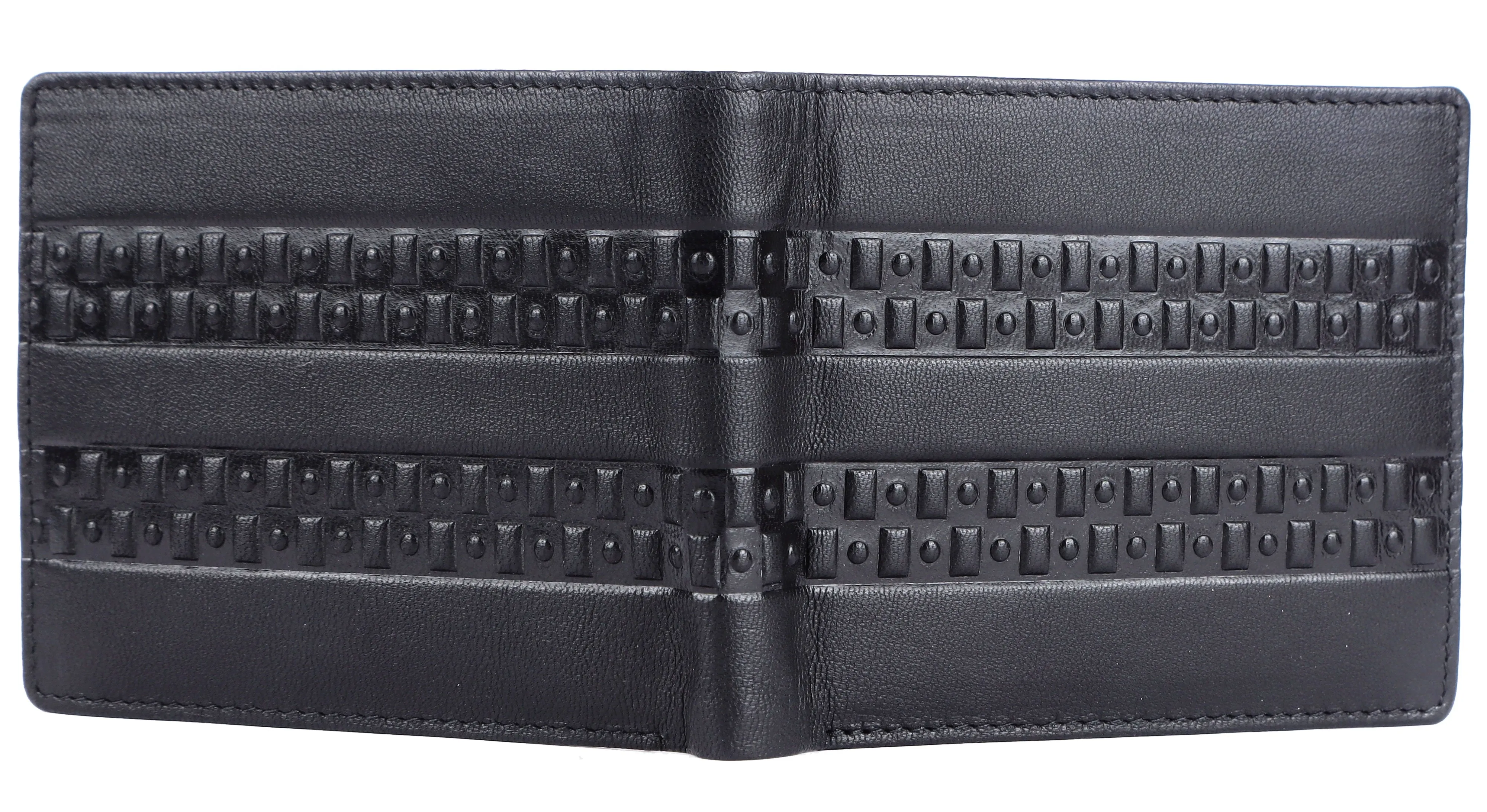 MENS LEATHER WALLET (RFID) 93704 (BLACK)