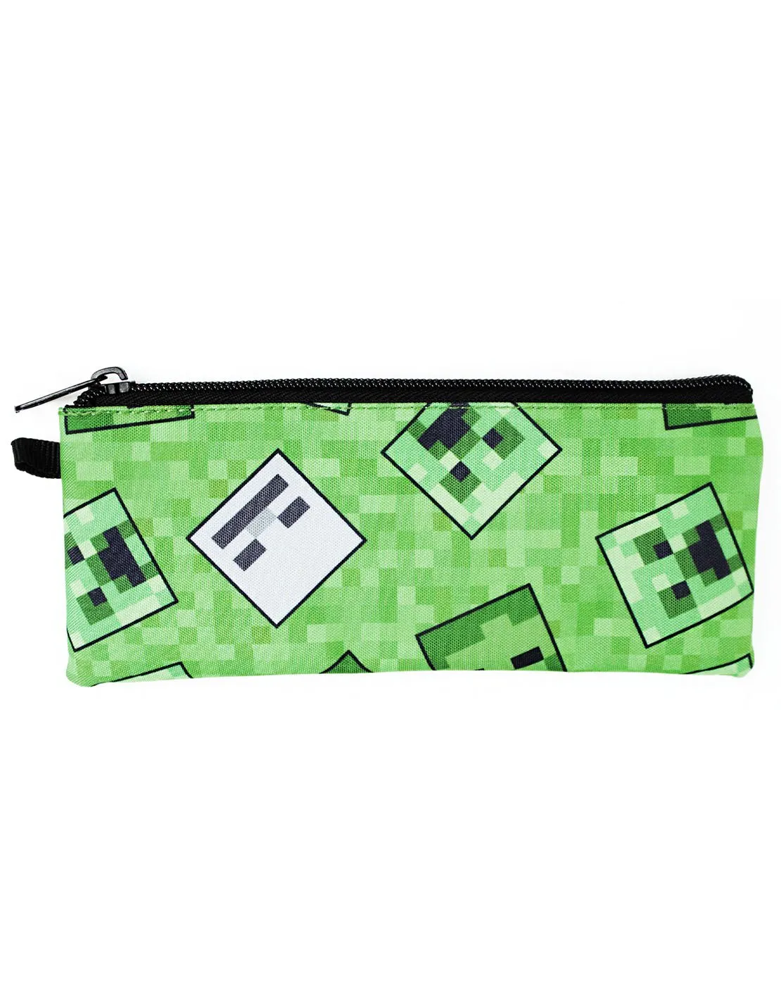 Minecraft Creeper 4 Piece Kids School Backpack Set - Green