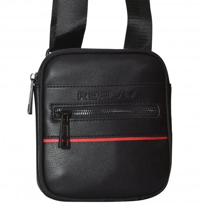 Mini Messenger Bag, Black