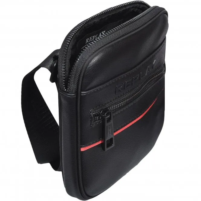 Mini Messenger Bag, Black