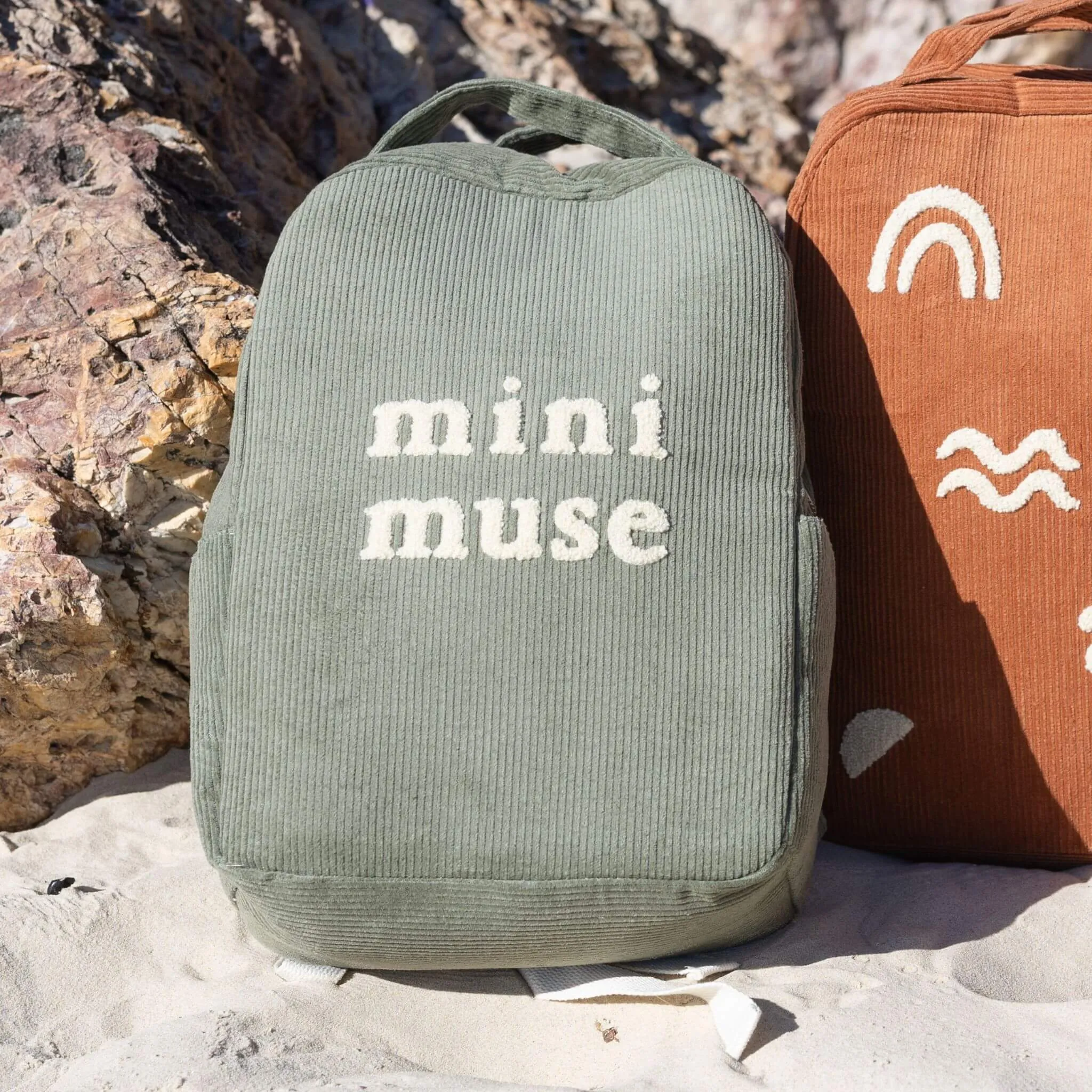 Mini Muse Organic Backpack - Olive