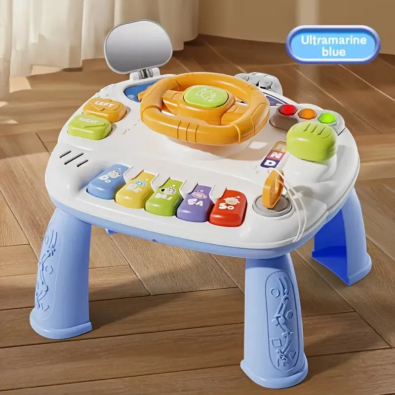 Multi-functional Kids Steering Wheel Game Table