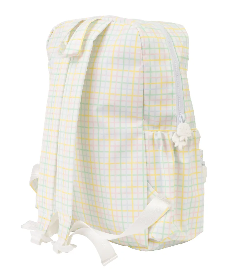 Multi Windowpane Backpack- Large