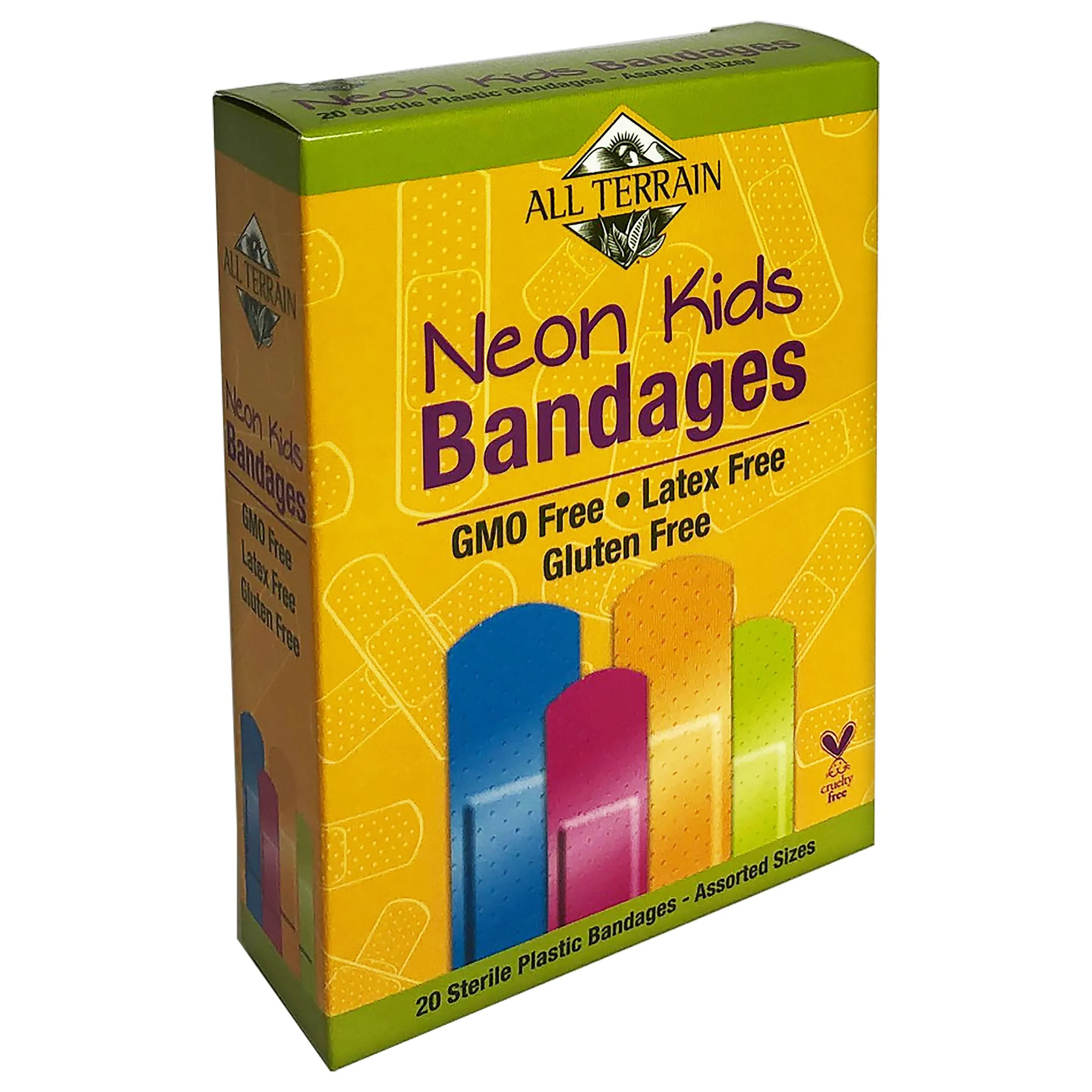 Neon Kids Bandages - Assorted 20 pc.