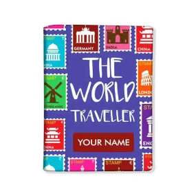 New Personalized Passport Cover -  The World Traveller