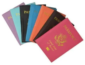 New PU leather gold USA Logo Passport Cover/Holder travel organizer