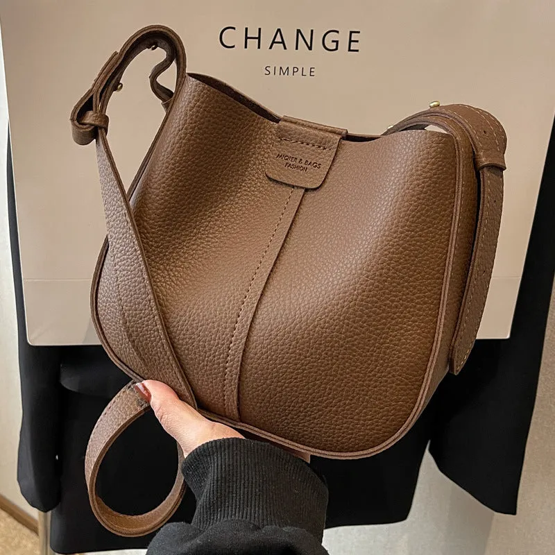 New Shoulder Messenger Bag Bucket Bag