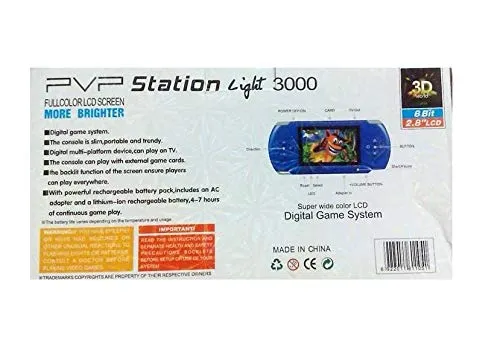 NextTech PVP Station Light 3000 |Video Game for Kids|Handheld Game Console|Best Gaming Console for Kid|PVP Game with Cassettes with Over 3k Video Games for Includes Action-Adventure Sports and Racing