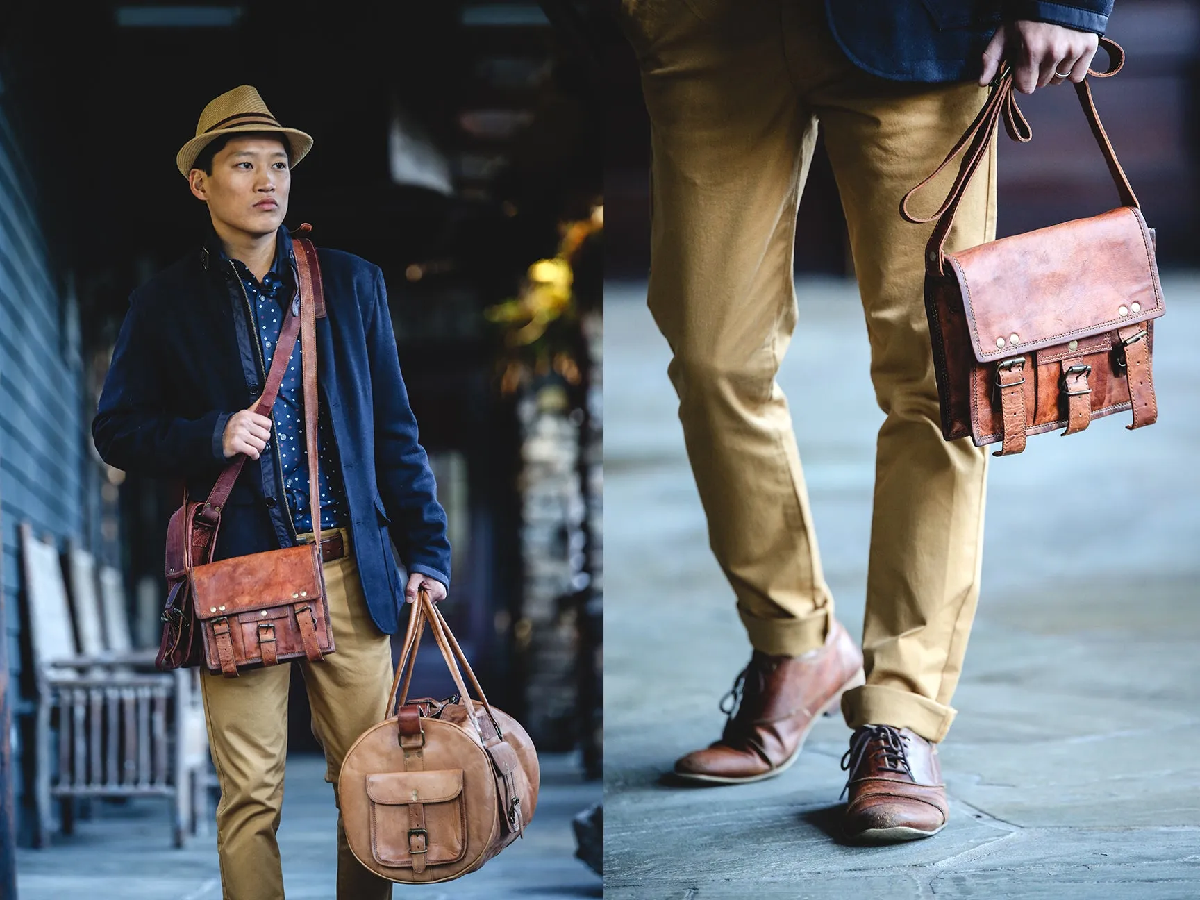 Nila Vintage Messenger Bag