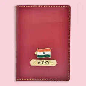 Passport Covers (Wine) - One Charm