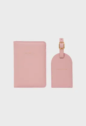 Passport Holder and Luggage Label | Rose Dust