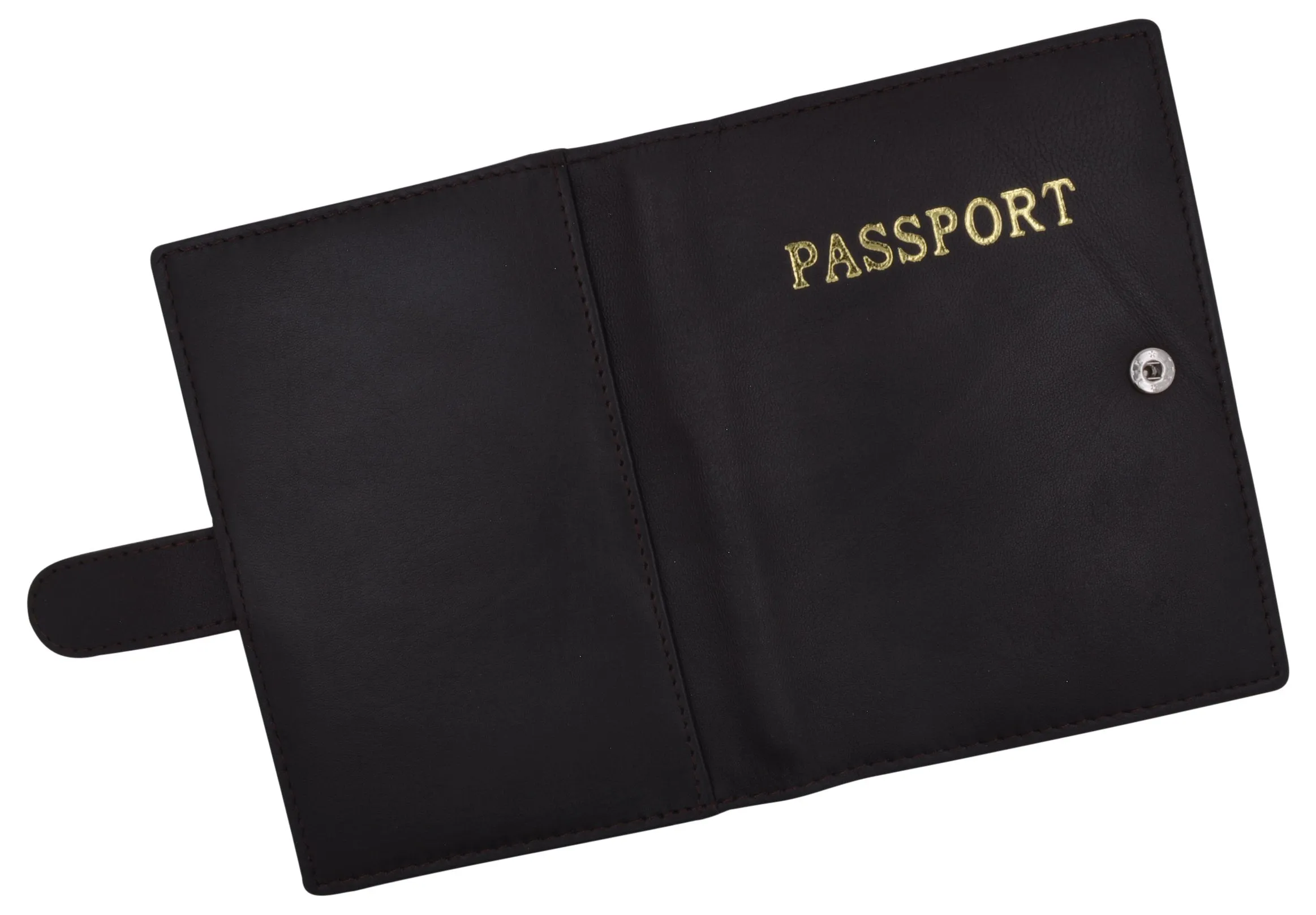 Passport Holder Cover Leather Wallet Card Case Travel Document Organizer 1051