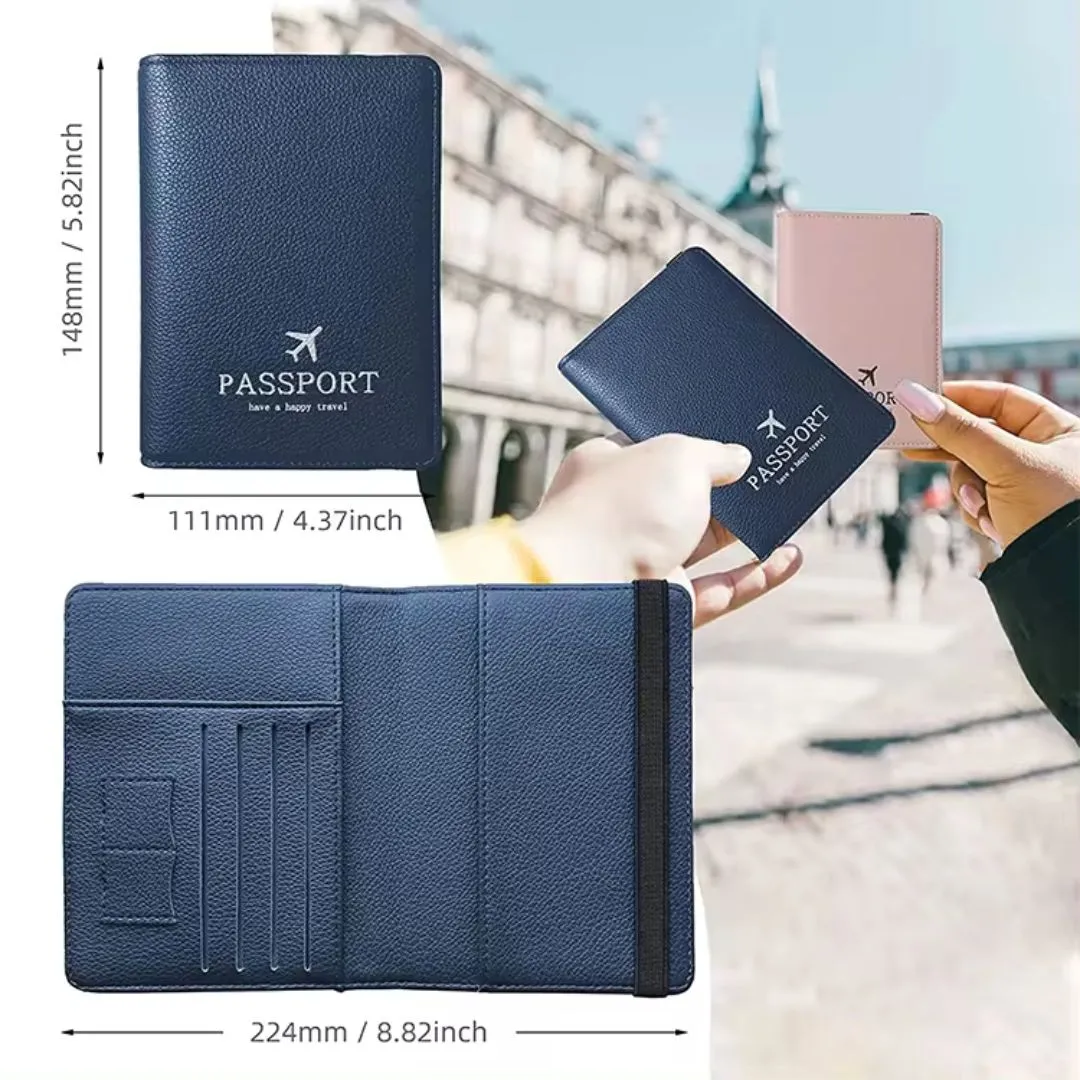 Passport Holder Wallet Travel Accessories Leather for Men