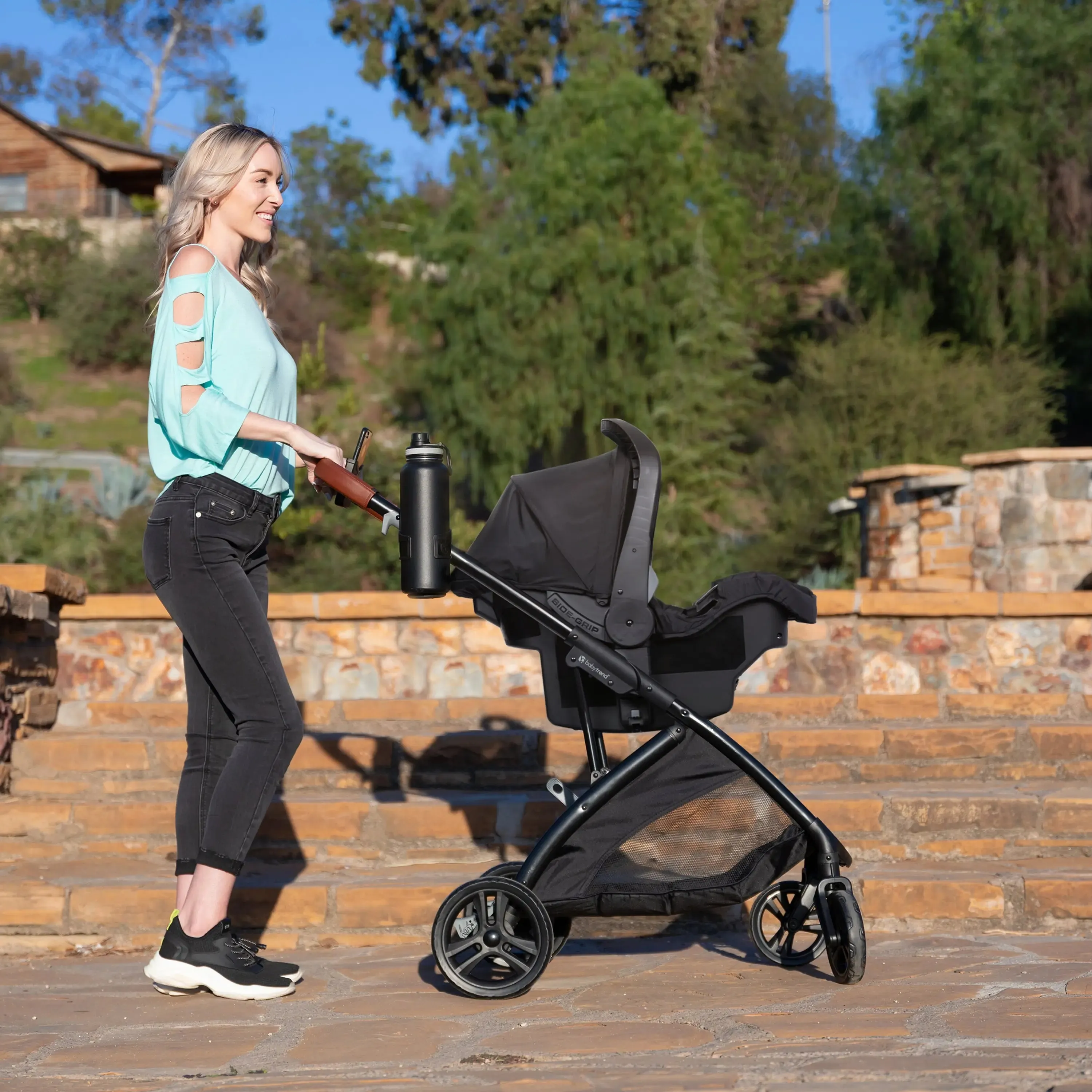 Passport® Switch 6-in-1 Modular Stroller Travel System with EZ-Lift™ PLUS Infant Car Seat - Midnight Cocoa (Exclusive)