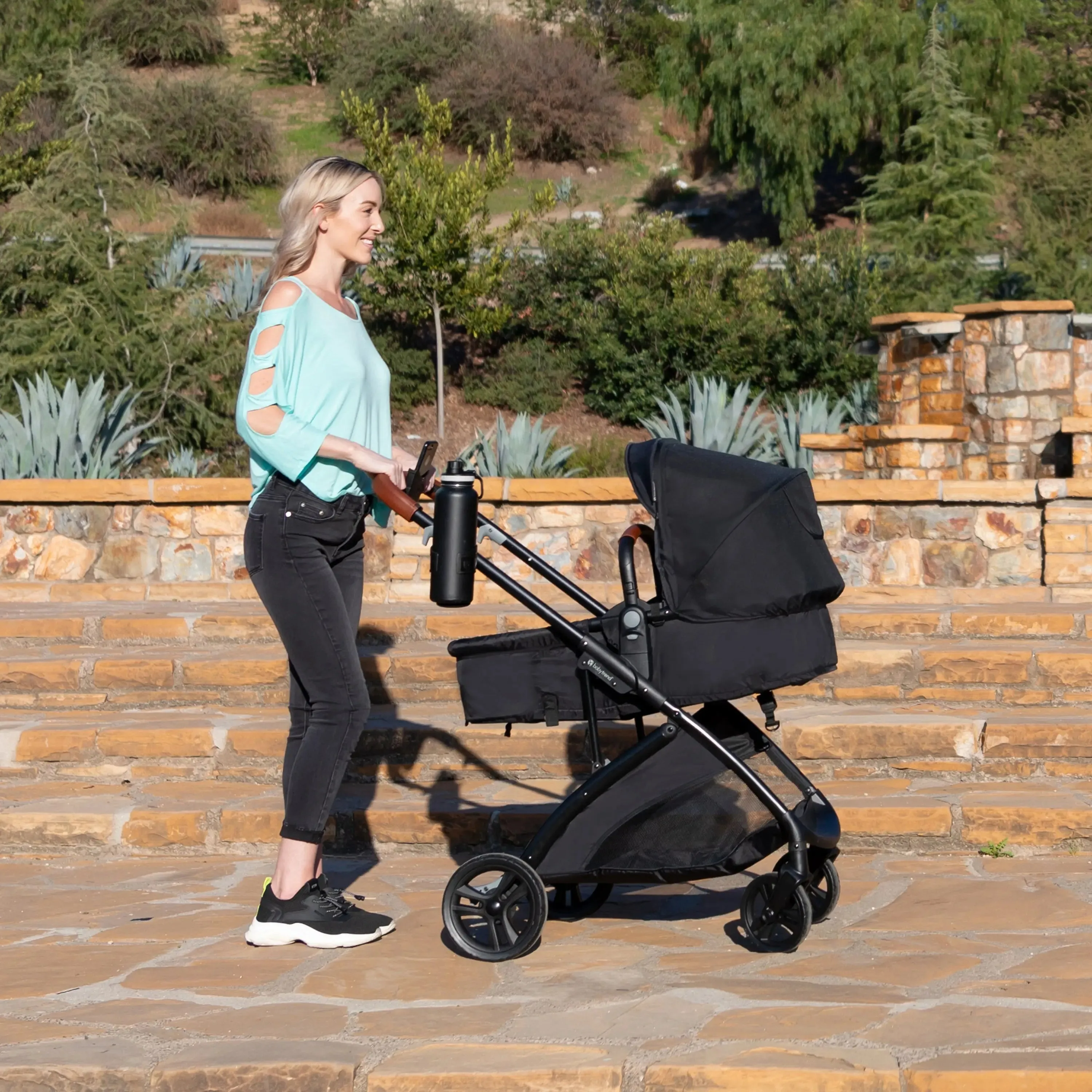 Passport® Switch 6-in-1 Modular Stroller Travel System with EZ-Lift™ PLUS Infant Car Seat - Midnight Cocoa (Exclusive)