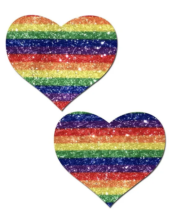 Pastease Glitter Rainbow Heart