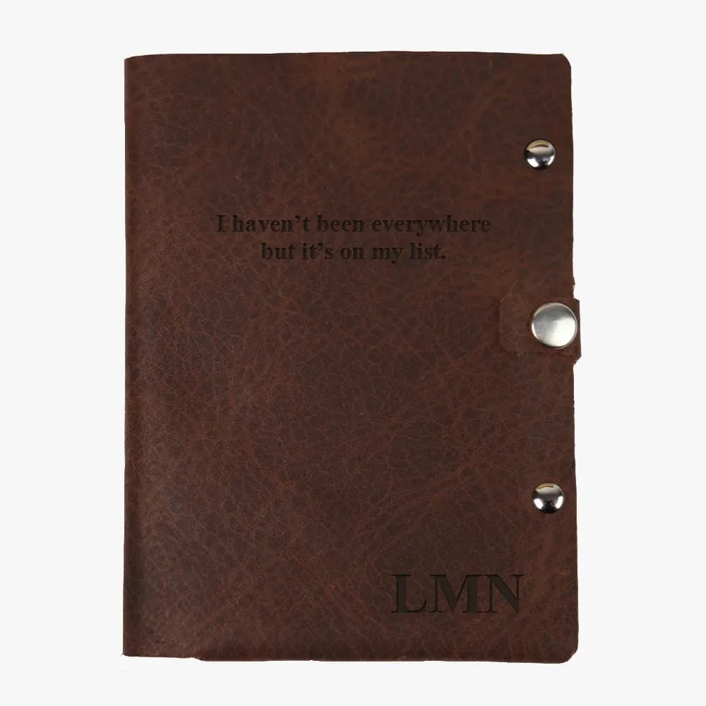 Personalized Genuine Leather Passport Holder