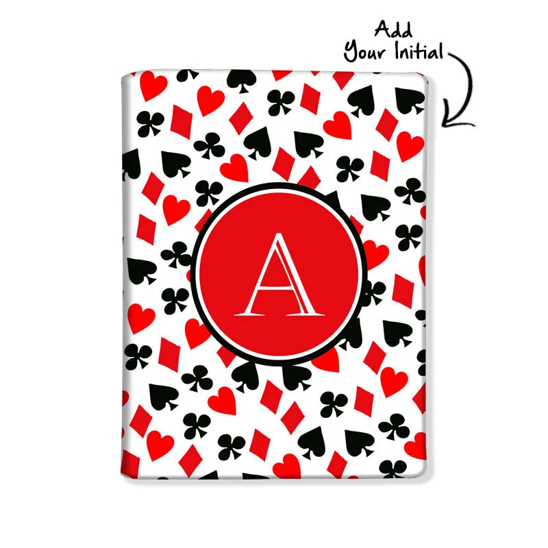 Personalized Passport Cover Luggage Tag Set - Playing Cards