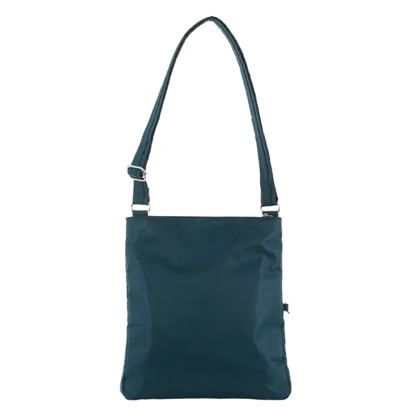 Pierre Cardin - PC2417 Anti-Theft Nylon Crossbody Bag - Teal