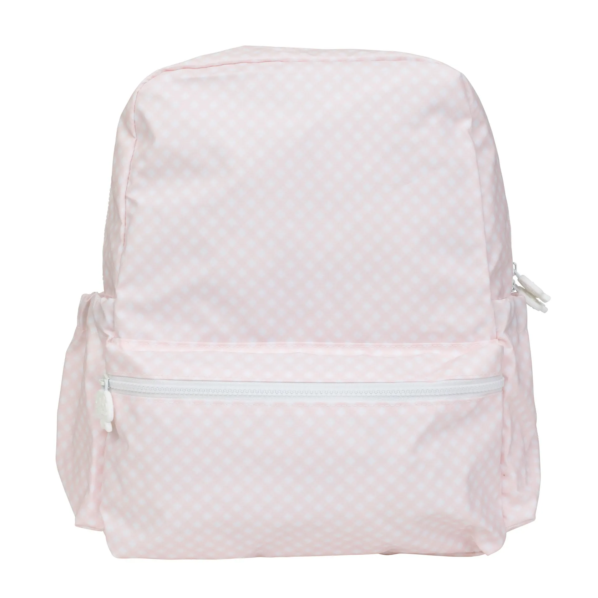 Pink Gingham Backpack- Large