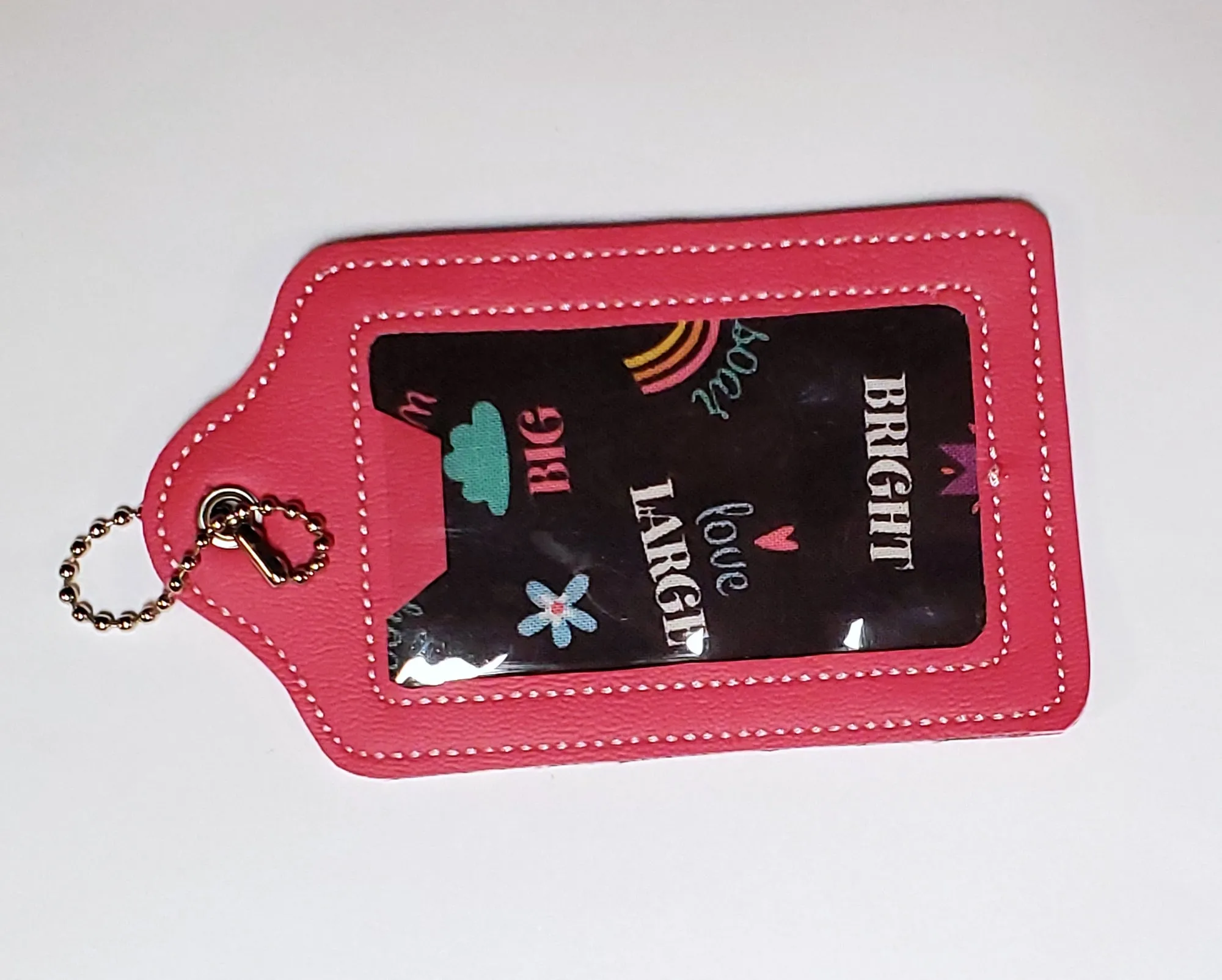 Pink Medical Equipment Luggage Tag