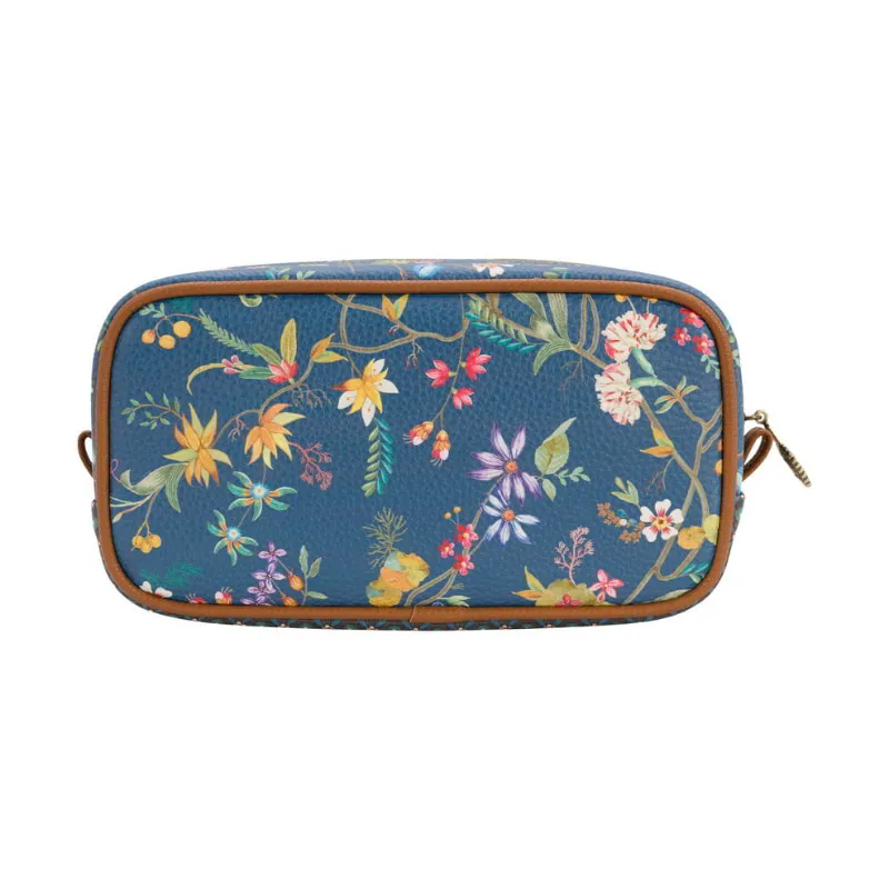 PIP Studio Petites Fleurs Dark Blue Square Cosmetic Bag